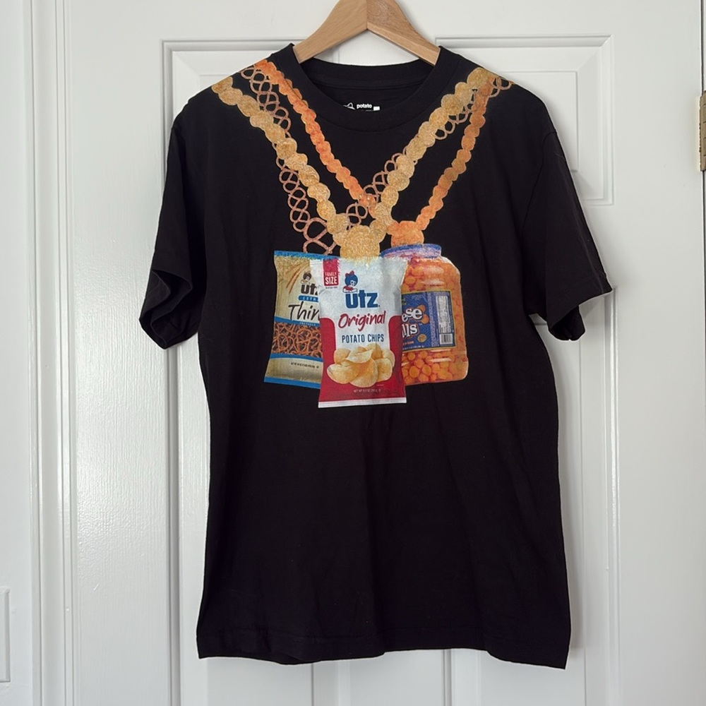 Imran Potato X Utz chain tshirt tee medium RARE OOP hard to find
